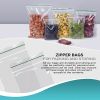 Pack 1000 Greenline Zipper Bags 5 x 7. Seal Top Polyethylene Bags 5x7; Thickness 2 Mil. Resealable Plastic Bags for Packing and Storing. Recyclable St