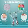 Pack 1000 Greenline Zipper Bags 3 x 4. Seal Top Polyethylene Bags 3x4; Thickness 2 Mil. Resealable Plastic Bags for Packing and Storing. Recyclable St
