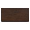 Modern Contemporary Solid Rubberwood 1pc Writing Desk of 3x Drawers and Wood Framed Chair Gray Walnut Finish Furniture
