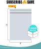 Pack 1000 Greenline Zipper Bags 3 x 4. Seal Top Polyethylene Bags 3x4; Thickness 2 Mil. Resealable Plastic Bags for Packing and Storing. Recyclable St