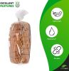 PUREVACY Poly Bakery Bread Bags 10 x 8 x 24. Pack of 1000 Jumbo Bread Loaf Packing Bags 10x8x24 Clear Gusseted Bags. Ultra Thin Polyethylene Bags 0.75