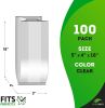 PUREVACY Poly Bakery Bread Bags 10 x 8 x 24. Pack of 1000 Jumbo Bread Loaf Packing Bags 10x8x24 Clear Gusseted Bags. Ultra Thin Polyethylene Bags 0.75