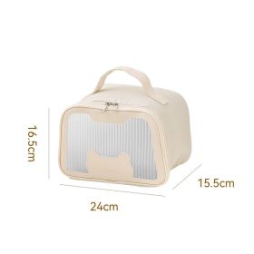 Hand Carry Heat Preservation Bag (Option: Oversize Bag-Beige)