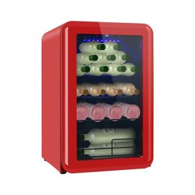 Smart Kitchen Appliances Automatic Cold Cooler Red Wine shelf (Color: Red, Type: 24 bottle)