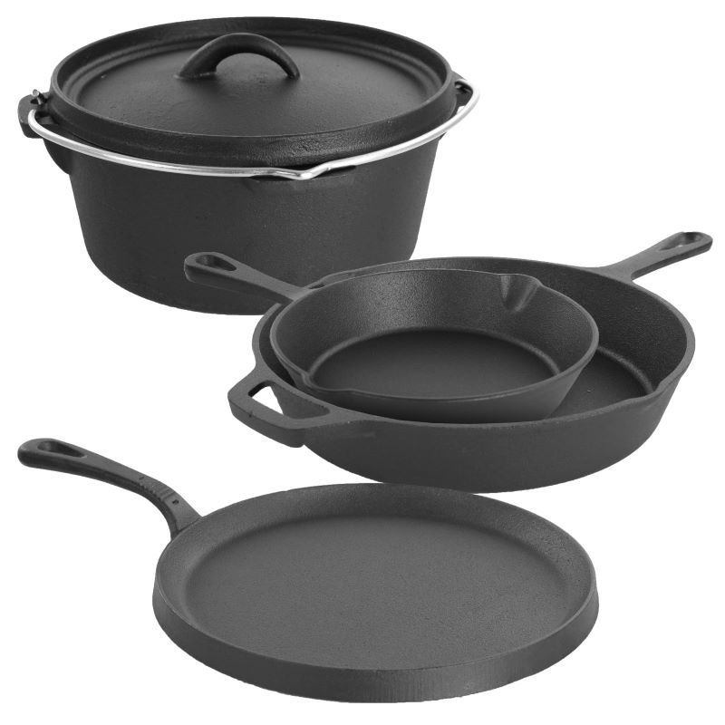 Pots And Pans Pre-Seasoned Cast Iron Skillet Set Kitchen Cookware Set Pots And Pans Pre-Seasoned Cast Iron Skillet Set Kitchen Cookware Set