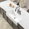 37&quot; L x 19&quot; W Farmhouse Kitchen Sink with kitchen faucet