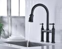 37&quot; L x 19&quot; W Farmhouse Kitchen Sink with kitchen faucet